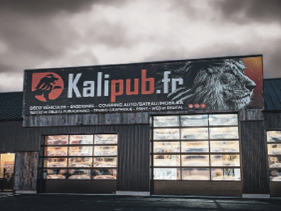 Réalisation pendant le stage chez Kalipub